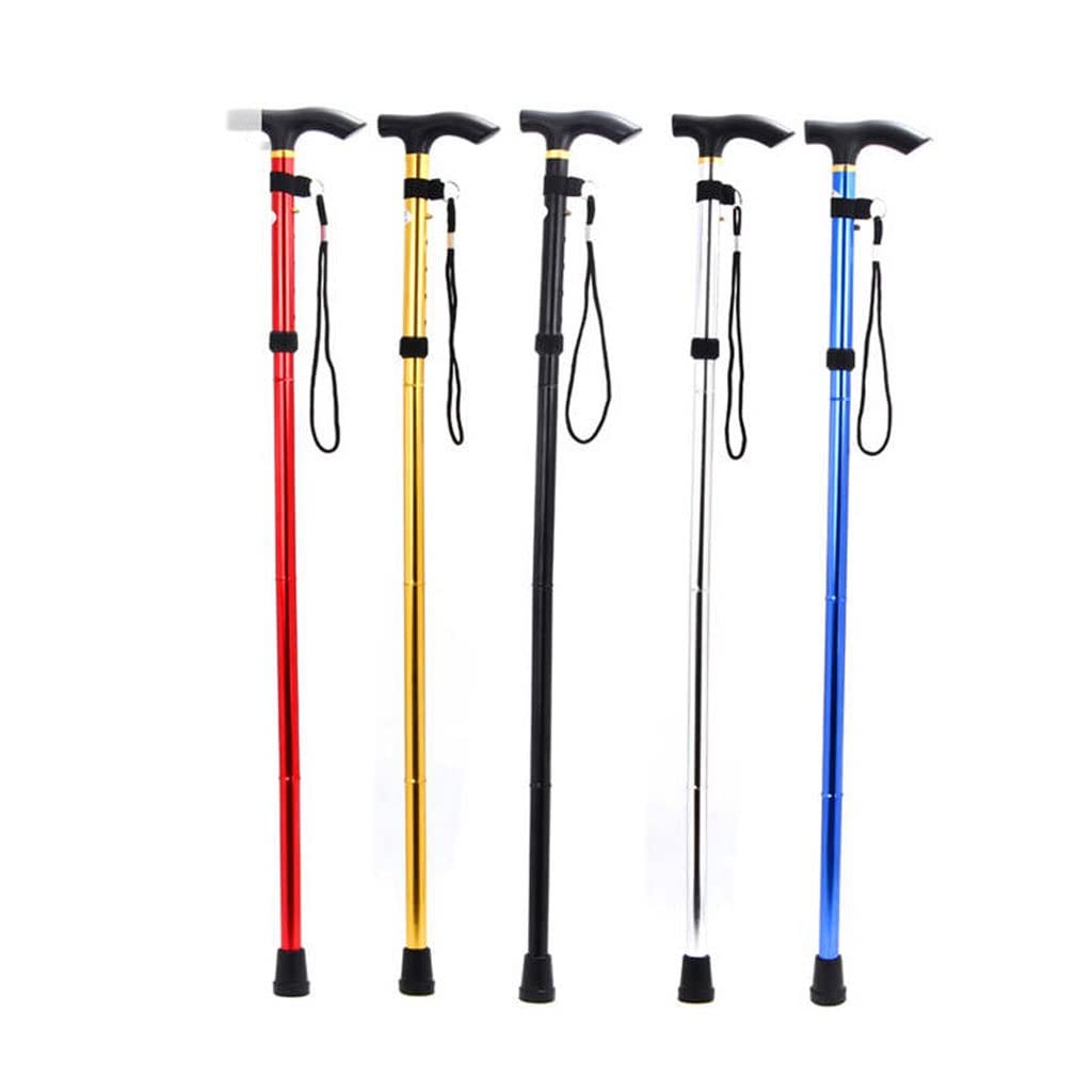Muletas de adultos, Bastón plegable ajustable for adultos multicolor(F)