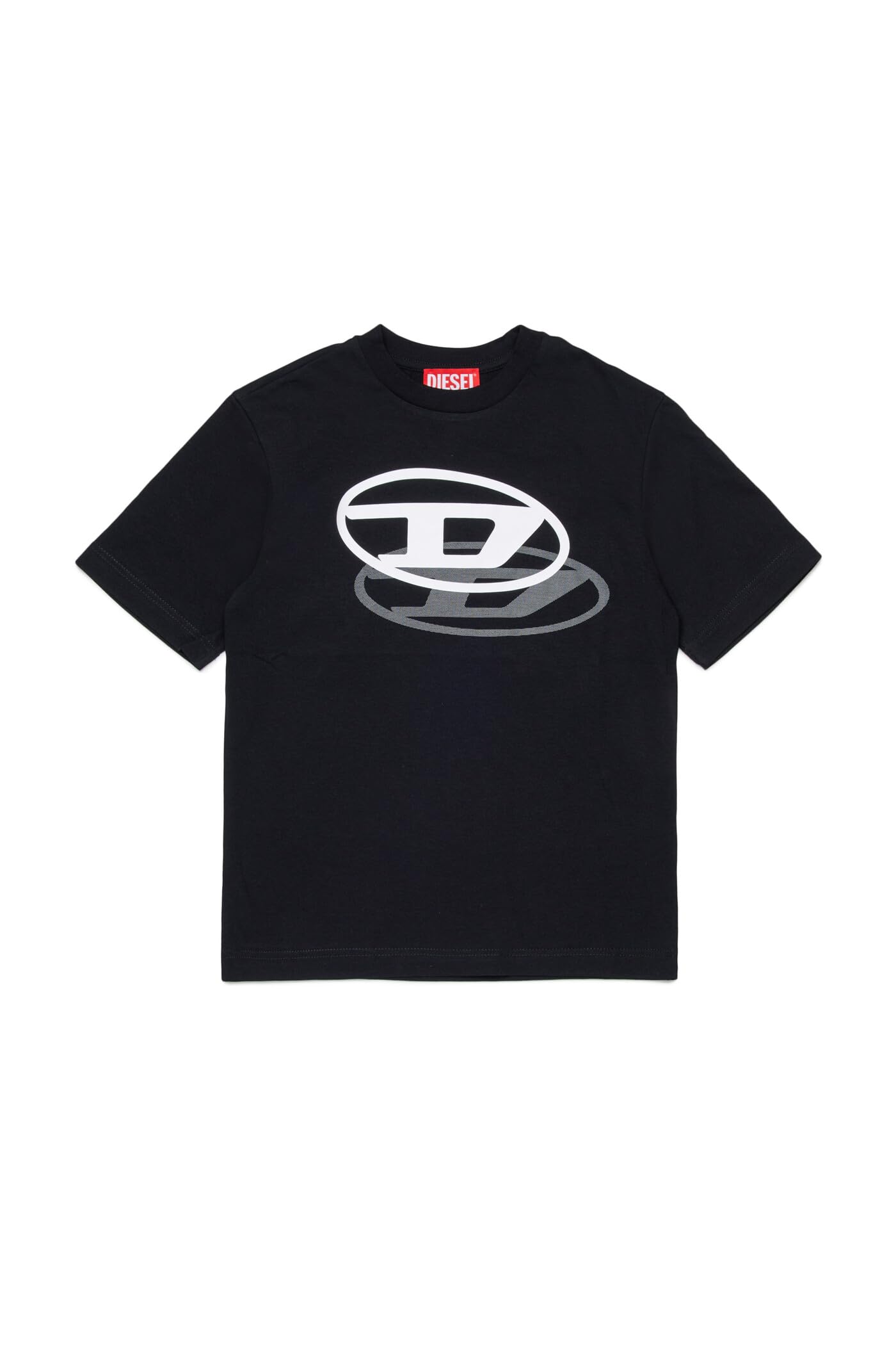 Diesel Boys' T-Shirt with Printed Oval D Logo