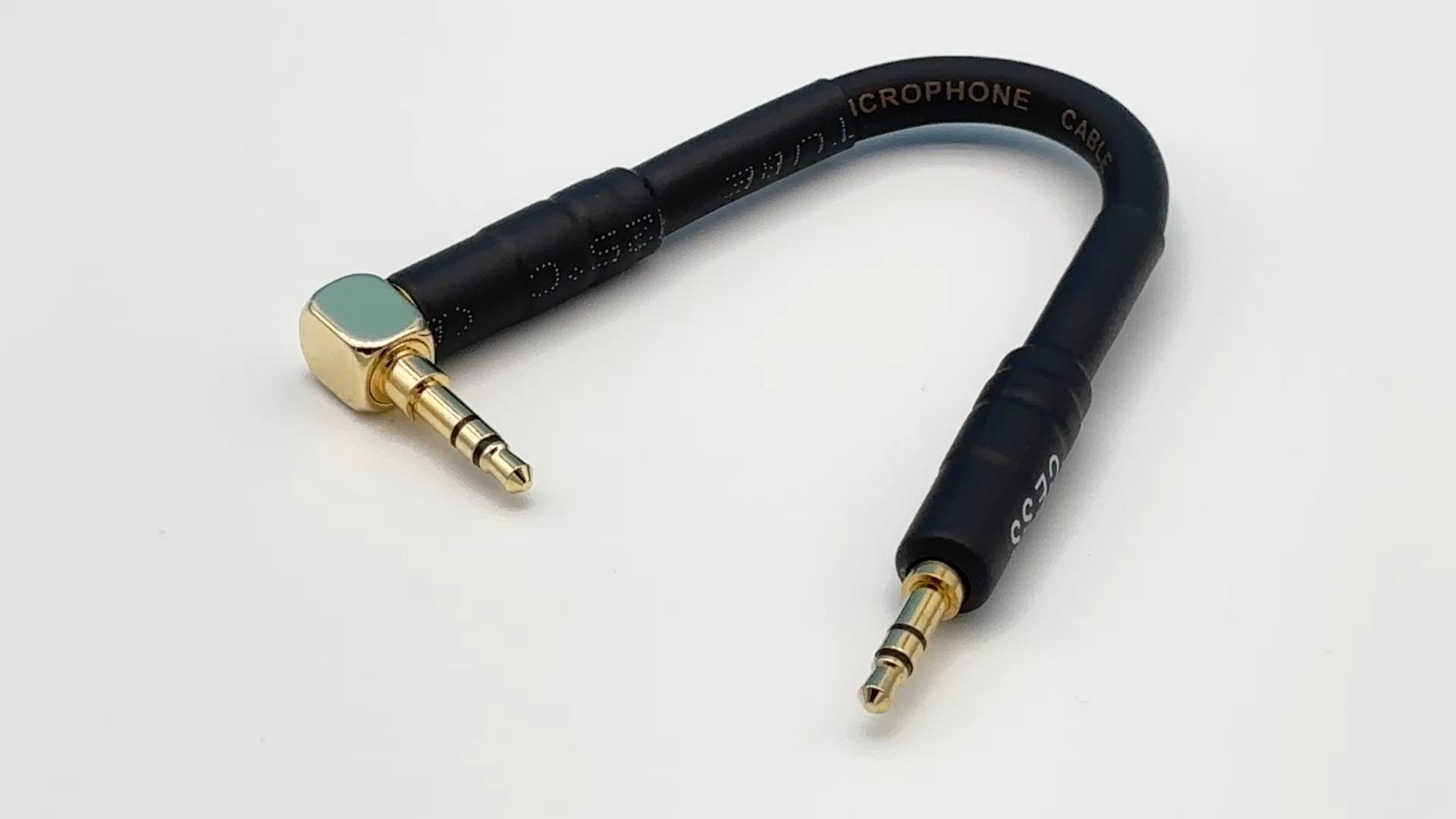 AuR Audio - Santa Cruz cable - 美品!! Amazon.com: CNCESS CESS-071 Right Angle to Straight 3.5mm Short