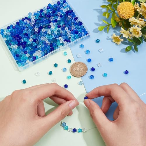 PH PandaHall 600PCS Bicone Crystal Bead - Image 3