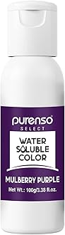 Purenso Select - Mulberry Purple - Water Soluble Color, 100g I Food Grade Coloring for DIY Soap, Shampoo, Cream, Lotion making dye
