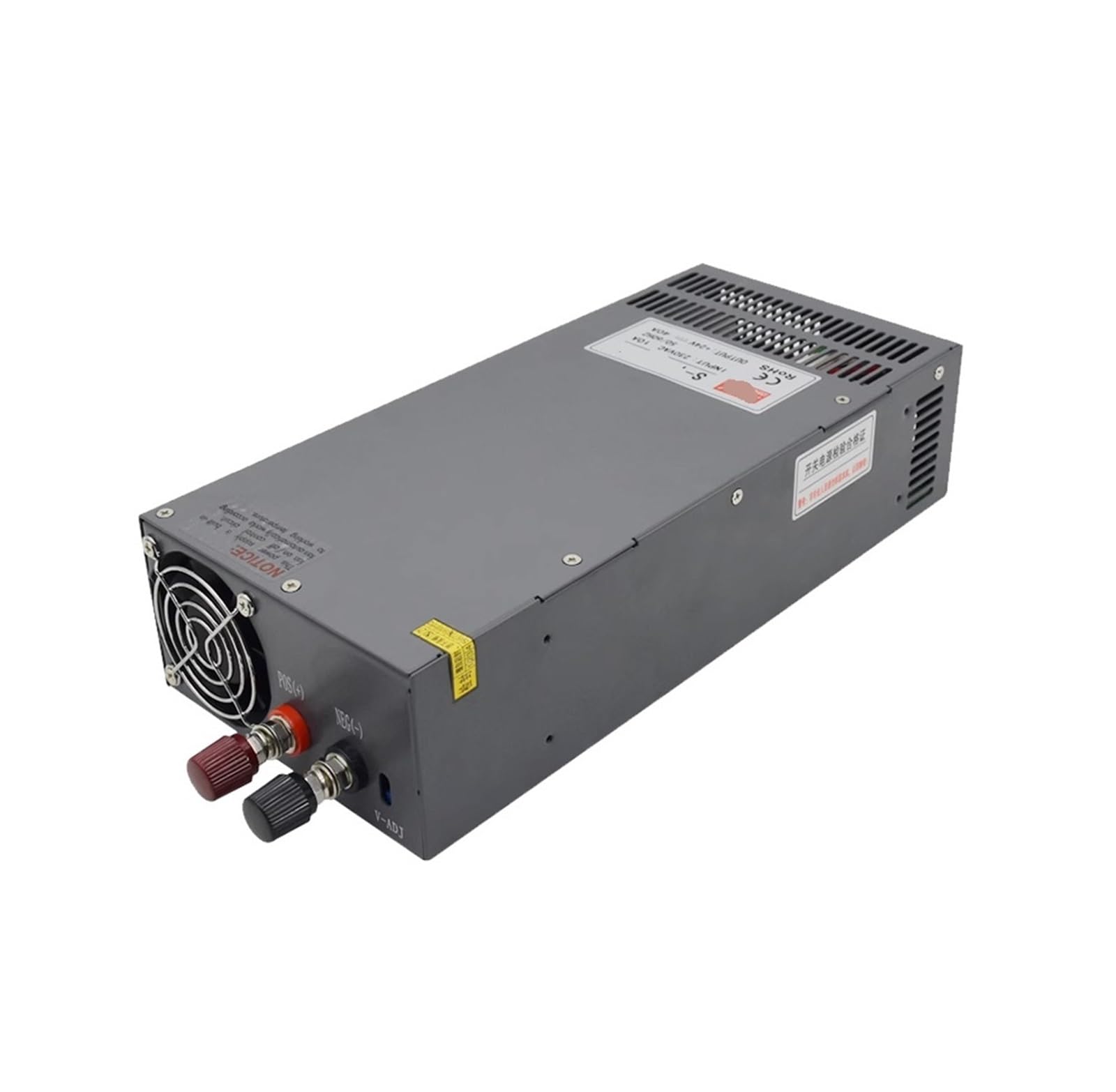 PWANUIGTE High Power Adjustable Switching Supply S-1000W-24V40A DC 12V80A36V48V20A60V(S-1000-12V)