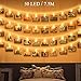 Produktbild LED Lichterkette mit Klammern für Fotos, Zorara LED Foto Clip Lichterkette Fotolichter Kette Clip Bilder Lichterketten Warmweiß Batteriebetrieben Bilderrahmen Dekoration für Zimmer (7.5M)