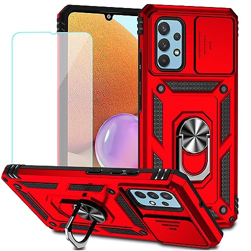 Coque Galaxy A32 4G antichoc idéale pour vos sorties avec anneau de maintien et stand