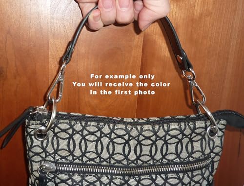 Hidden Hollow Beads Women's Short PU Leather Handbag Strap Replacement Adjustable Shoulder Strap Crossbody Handbag Purse3