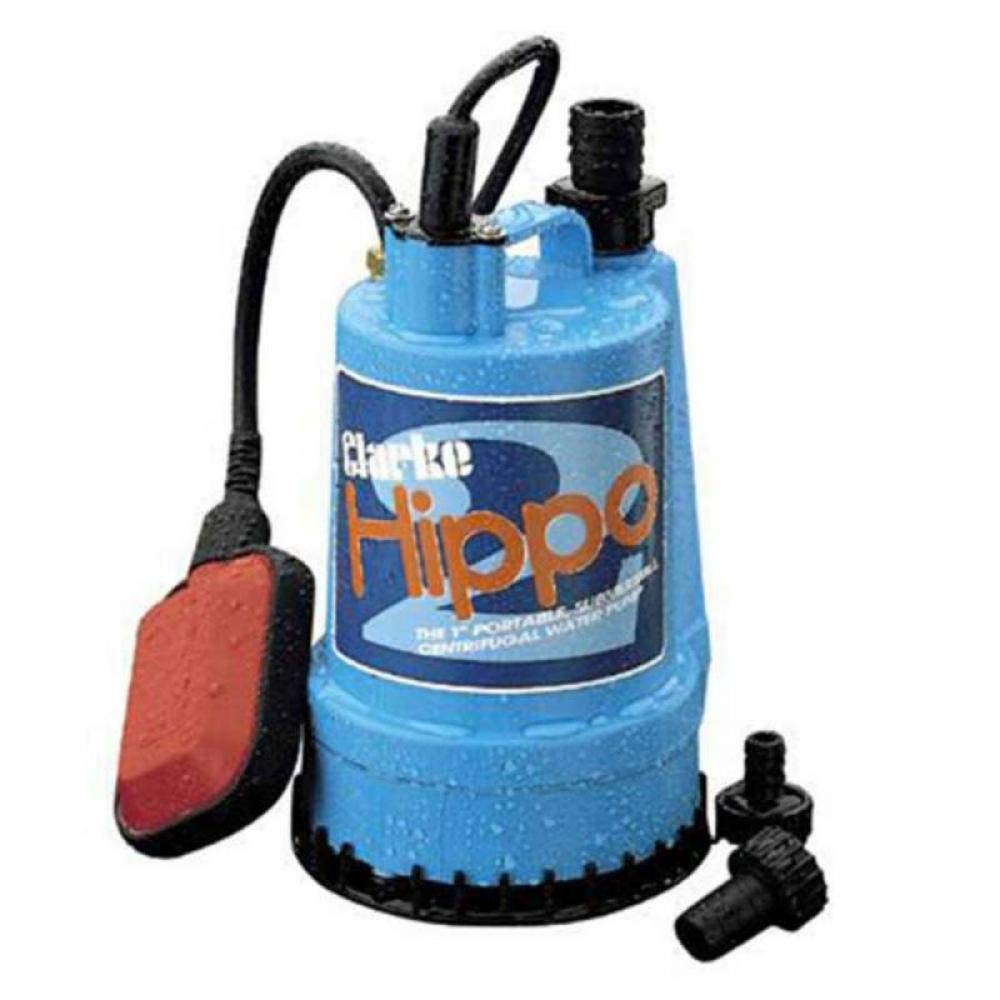 CLARKE Hippo Submersible Water Pump 230V 85 LTR/MIN Float Switch by Clarke International