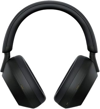 Sony WH-1000XM5 Noise-Canceling Wireless Over-Ear Headphones (Black), 30 Hours Playback Time, Hands-Free Calling, Alexa Voice Control - Kit with Charging Cube and Portable Charger