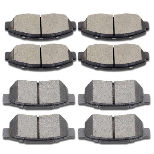 Image of SCITOO D465 D374 Ceramic Brake Pads Kits Front & Rear Replacement For Acura CL 1997-1999,For Honda Civic 2002-2003 200-2011,For Honda For Accord 1991-2002