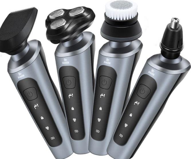 Electric Shaver For Men, 4 In 1 Rechargeable Electric Razor
