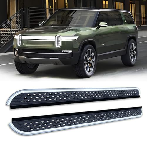 Estribos laterales para Rivian R1S 2022-2026, 2 piezas