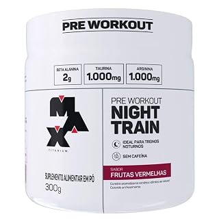 Max Titanium Night Train Pré-Treino 300g Frutas Vermelhas