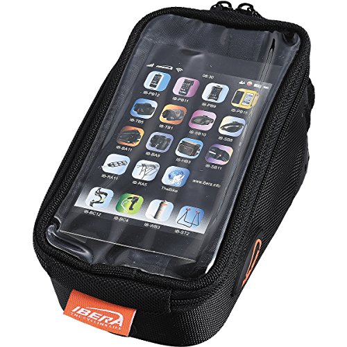 Ibera (ibera) Smartphone Holder Top Tube Bag [Top Tube Bag] suma-tofonbaggu 5 – 6 Size Waterproof 1.1l G Accessory Storage Space with Load Capacity 2kg IB – tb8.6