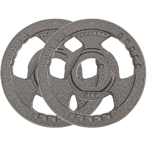 Papababe 2-Inch Olympic Grip Weight Plate Sets for Strength Training