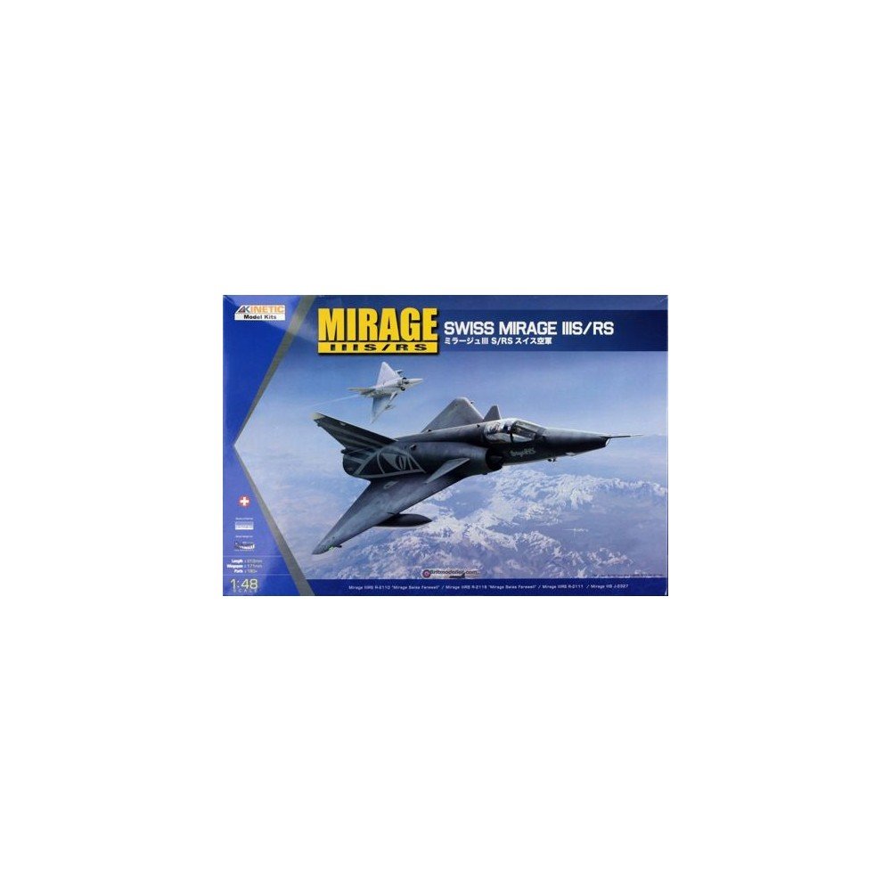 キネティック 1/48 エアクラフトシリーズ ミラージュIIIS/RS スイス空軍 プラモデル K48058 2zzhgl6 キネティック 1/48 エアクラフトシリーズ ミラージュIIIS/RS