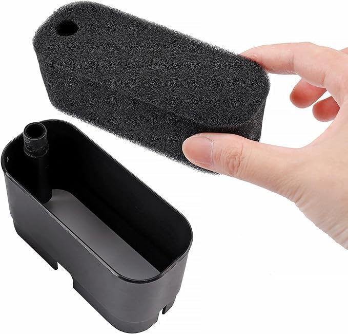 Filtro Interno Acquario Hygger 580L/H - Per Tartarughe E Anfibi, Con Spugne E Palline Bio - Foto 7