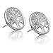 Produktbild ANDANTE 925 Silber Damen Ohrstecker Ohrringe - Lebensbaum - Baum des Lebens - Tree of Life - Ø14mm