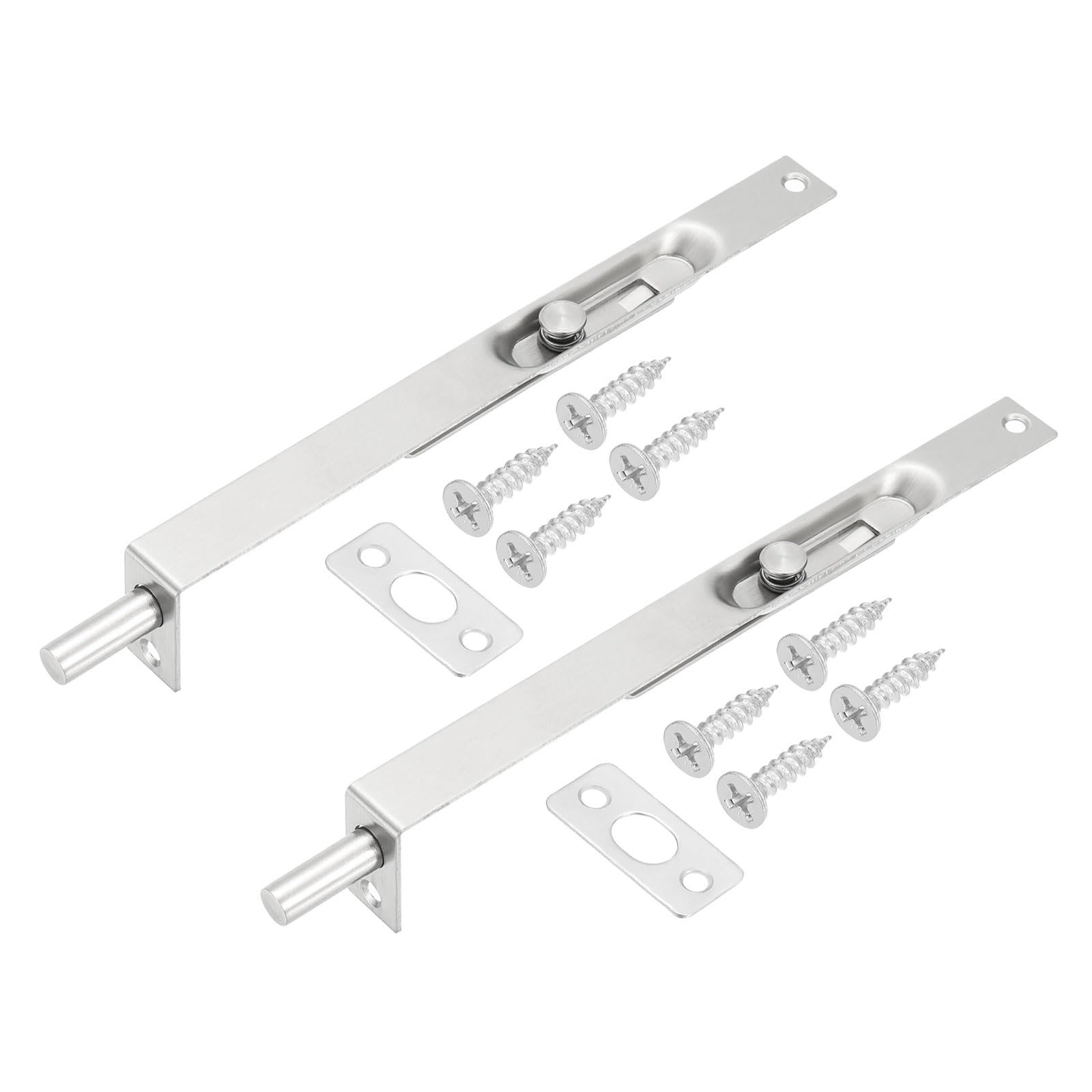 PATIKIL Flush Bolt 8" x 0.71"