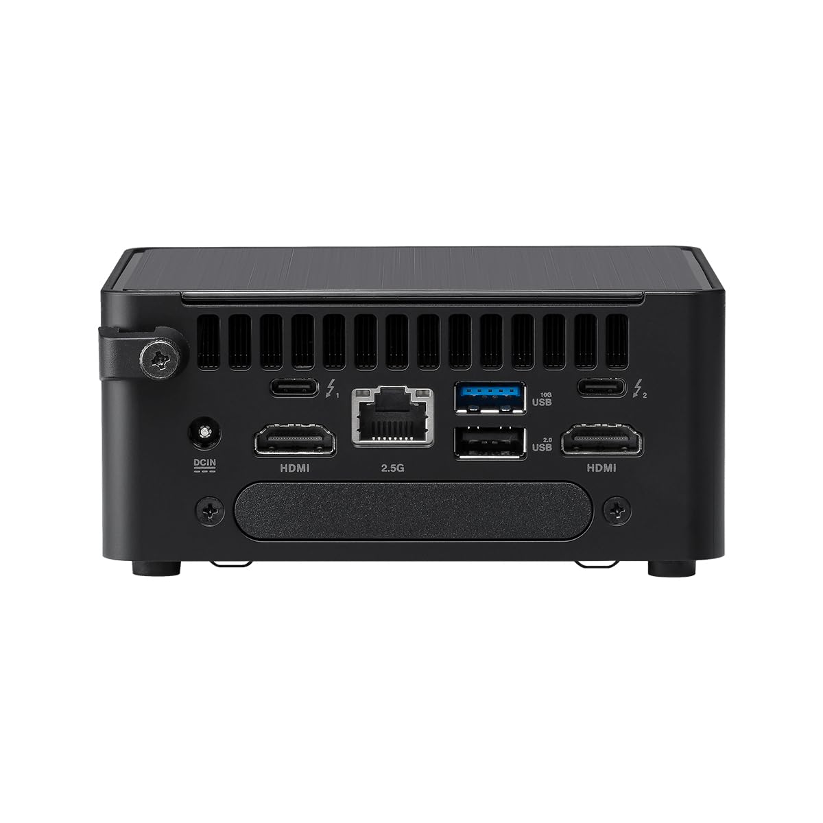 Mini PC NUC14 Pro con Intel Core Ultra 5 125H, grafica Intel Arc, supporta fino a 96 GB di RAM DDR5, Dual Thunderbolt 4, display Quad 4K, 2.5G LAN, WiFi6E (alto, Barebone)