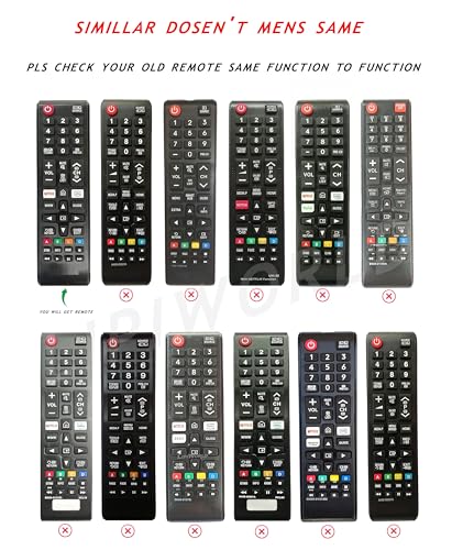 Image of LipiWorld LCD LED Smart TV Universal Remote Control Work with Almost All with Netflix Prime Video Function Compatible for Samsung Tv Remote