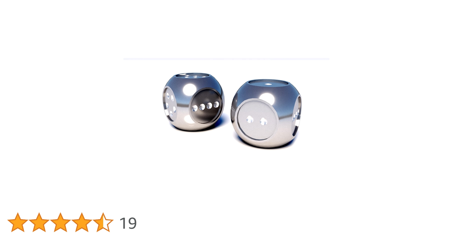 Amazon | AKO DICE II メタルダイス サイコロ 2個入り ステンレス