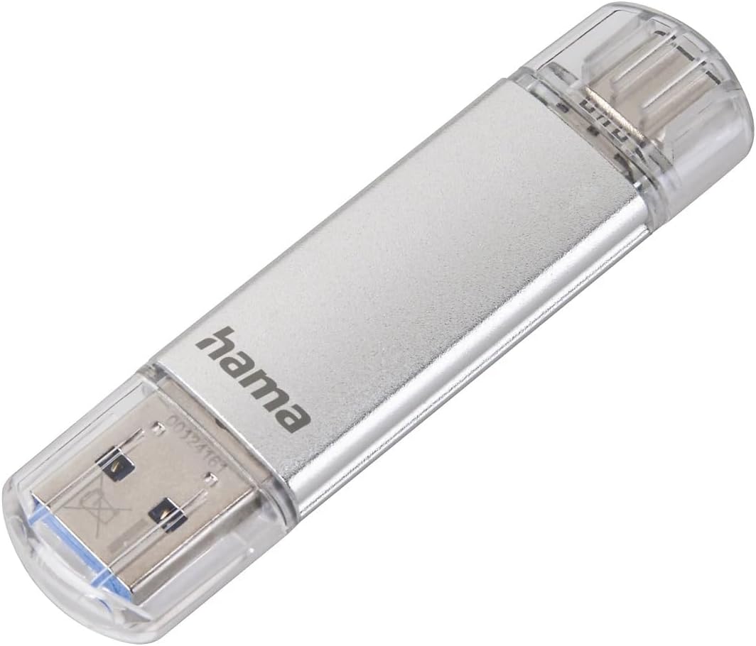 Hama 16GB USB Memory Stick USB 3.2 Gen 1-Type-C 2-in-1 USB Flash Drive 40MB