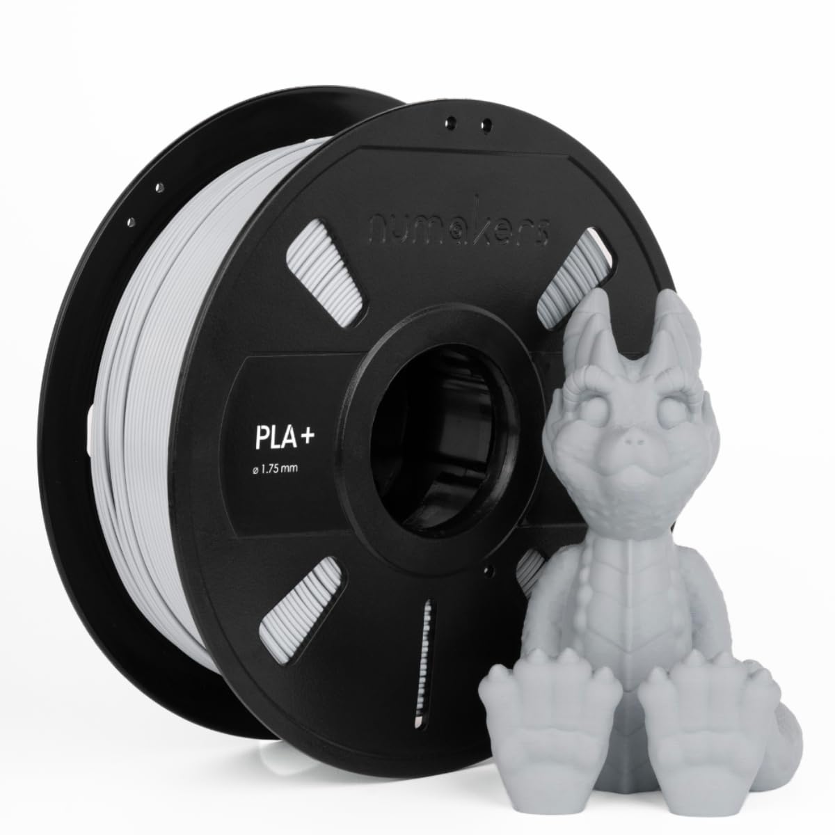 NUMAKERS PETG 3D Printer Filament, 1.75mm, Dimensional Accuracy +/- 0.05 mm, 1 kg Spool (2.2 lbs), Compatible with Most FDM Printers (Transparent)