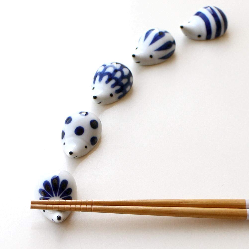 うつわやみたす さん　動物デザイン 陶器製箸置きセット　猫　子鹿　ハリネズミ うつわやみたす さん 動物デザイン 陶器製箸置きセット 猫 子鹿