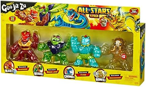 Goo Jit Zu Heroes Special Edition Box Set Pack (All Star 4 Pack)