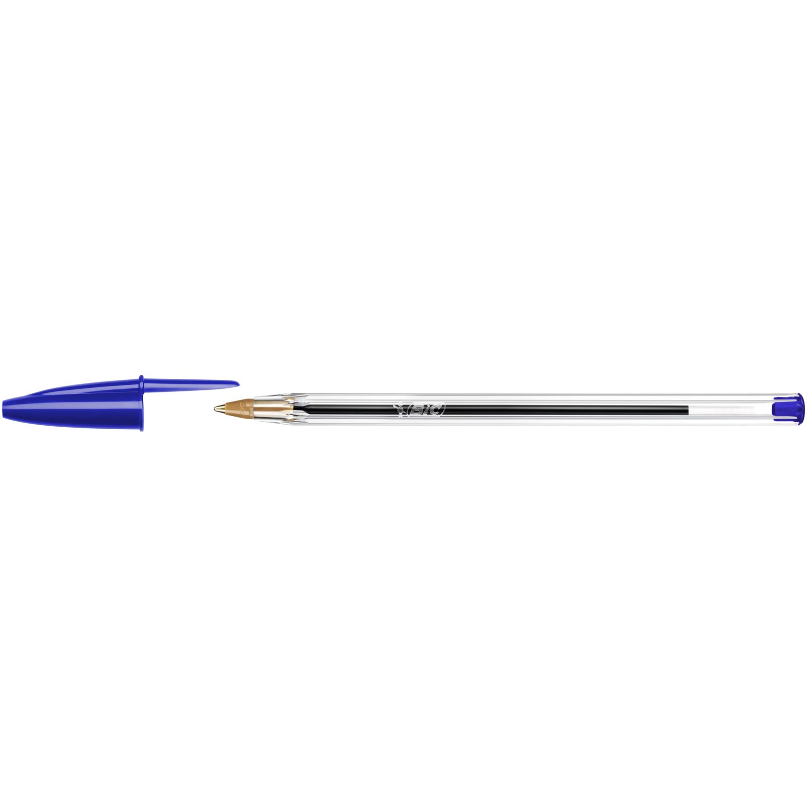 BIC Penne Blu a Sfera, Cristal Original, Punta Media (1.0 mm), Confezione da 90+10 Penne, Fornitura per Cancelleria Ufficio e Scuola