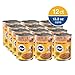 Pedigree Chopped Ground Dinner Adult Canned Soft Wet Dog Food, Filet Mignon & Bacon Flavor, 13.2 oz. Cans (12 Count, Pack of 1)
