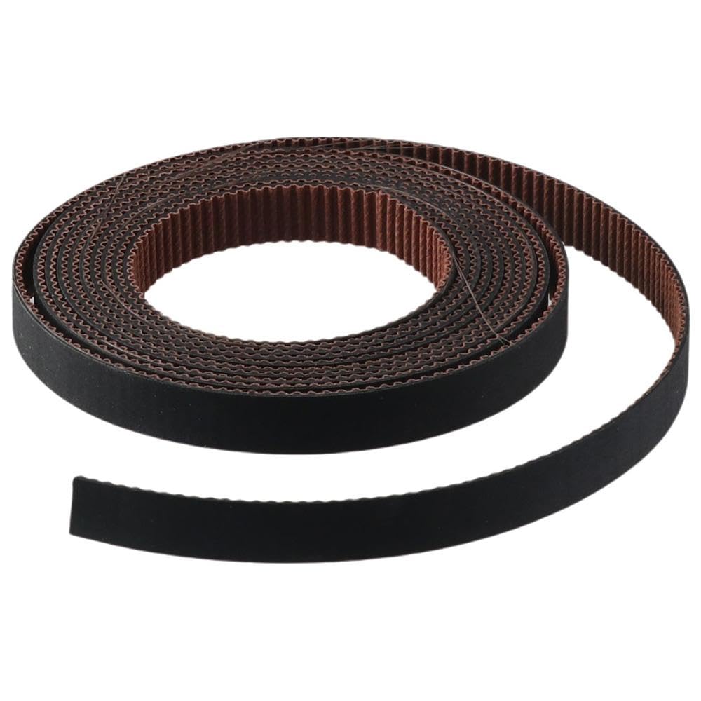 HOBBYIN 2M 3D Printer Synchronous Belt, GT2-9mm Timing Belt with Rubber Step Belt, Upgrade Non-Slip Version, Width 6mm, Fit for 3D Printer and Most Belt Driven Printers