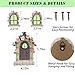 FESTGLOX Fairy Door and Windows for Trees Outdoor, Glow in The Dark Fairy Garden Door for Tree Trunk, Garden House Kit Miniature Accessories for Gnome, Outdoor Yard, Stump, Lawn