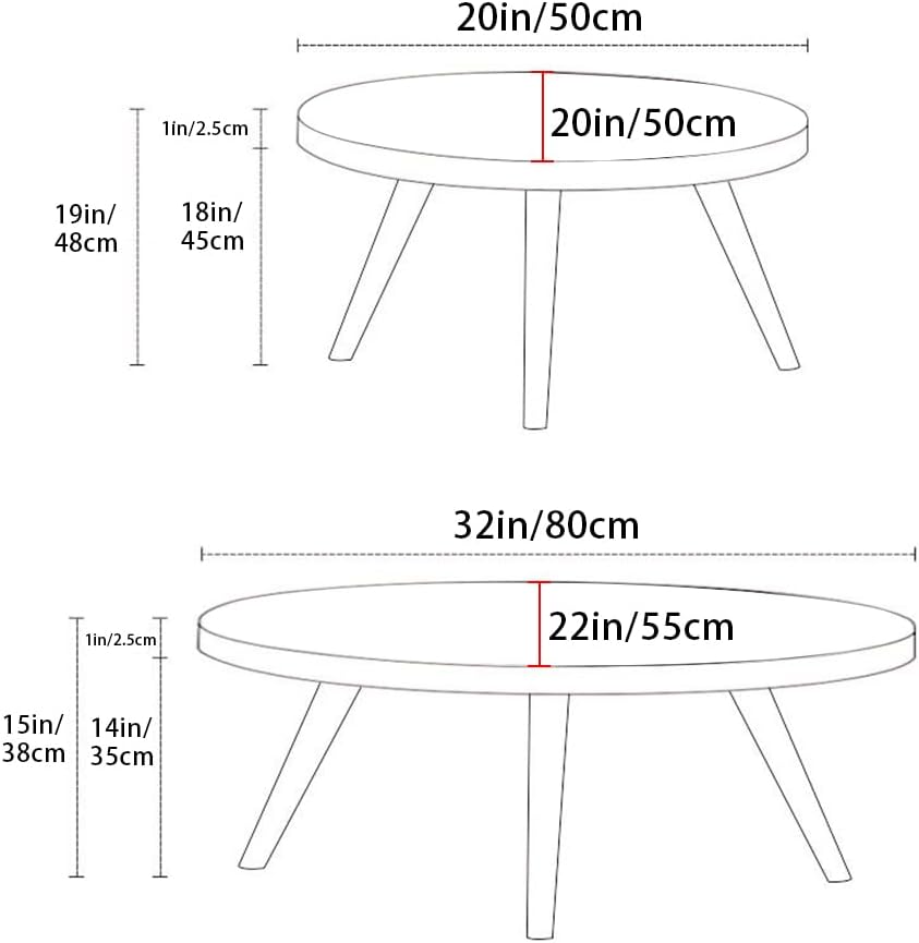 Rukulin Nesting Side Table, Set of 2 Coffee Table, Living Room Sofa End Table, Bedside Table for Home and Office 3 51zuSRSnwgL. AC SL1000