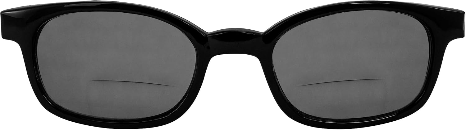 X-Kd Readerz Smoke Lens 1.75 Rectangular Sunglasses, Black, 55mm, 60mm,18175