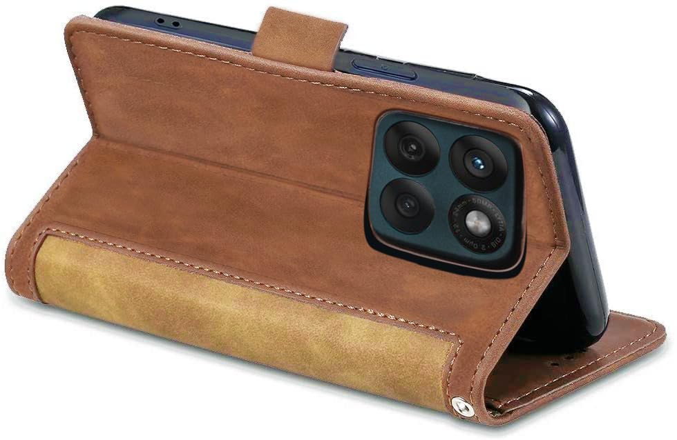Image of Excelsior Flip Case for Motorola Moto Edge 60 Fusion | Premium PU Leather | 360 Degree Protection | Long Lasting (Coffee)