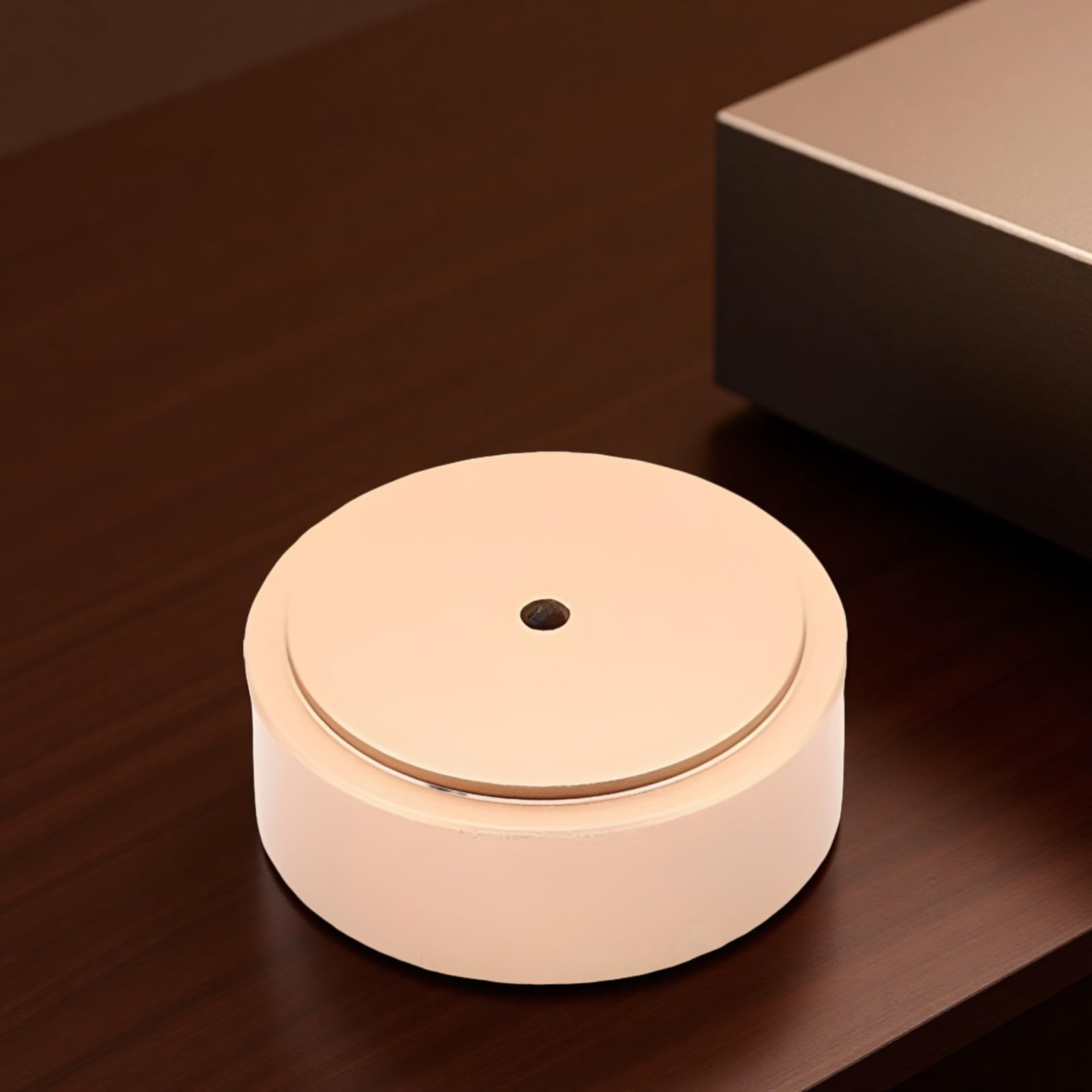 12 piedini per amplificatore audio in alluminio, 30 x 10 mm, cuscinetti antiscivolo con design antigraffio, montaggio con foro centrale, per Home Theater, altoparlanti Hi Fi, giradischi