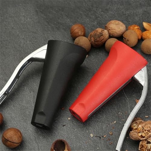 Hubiuyo くるみ割り器 胡桃割り器 操作簡単 滑り止め ナッツ 便利小物 多機能 くるみ割り器 操作簡単 人間工学 耐久性 ぎんなん 長持ち (レッド)