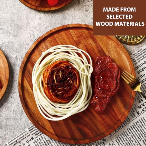 Plateau en bois facile à nettoyer pour présenter vos collations et biscuits - 6