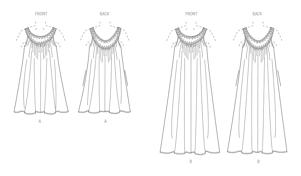 Vogue Paper Pattern V2026H5 Misses' Dress in Two Lengths H5(6-8-10-12-14), Multicoloured - Image 3