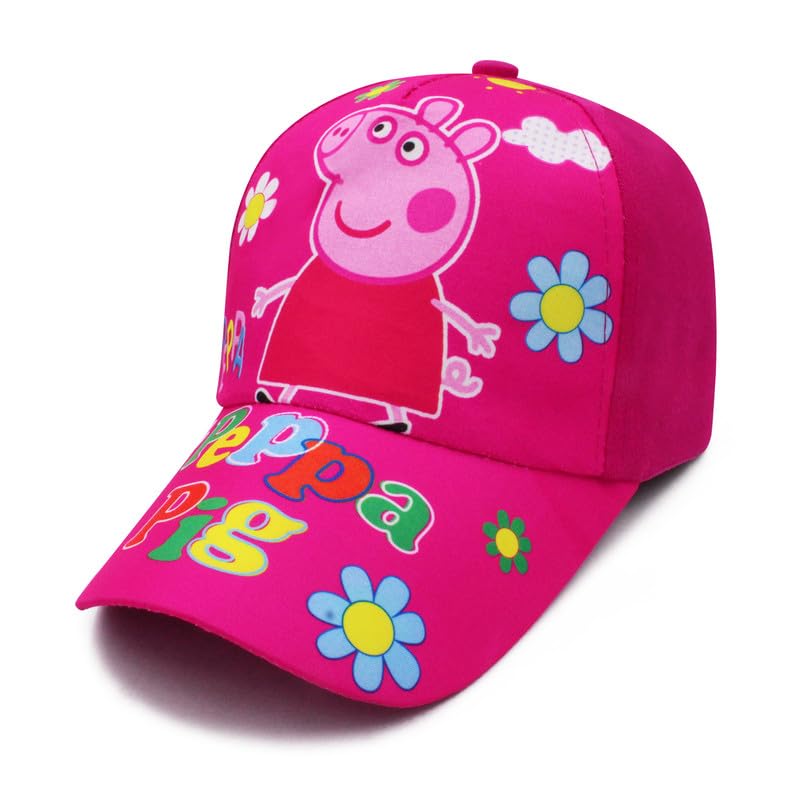 VRITRAZ Stylish Printed Cute Sun Protection Kids Cap for Baby Boy and Baby Girl, Caps for Girls (Color-Red)-picture-19