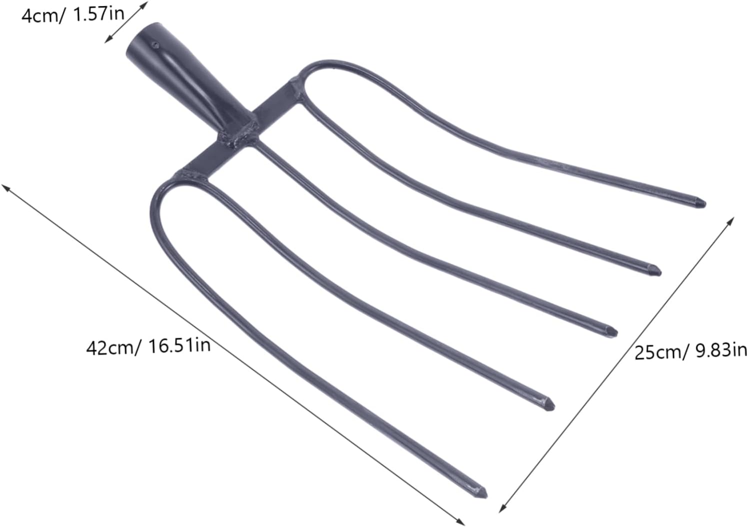 Sturdy Manure Fork Handle for Horse Tools Outdoor Farming and Lawn Maintenance