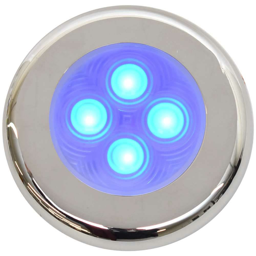 Aqua Signal Boat LED Courtesy Light 16405-7 | Bogota Series 16 Blue SS