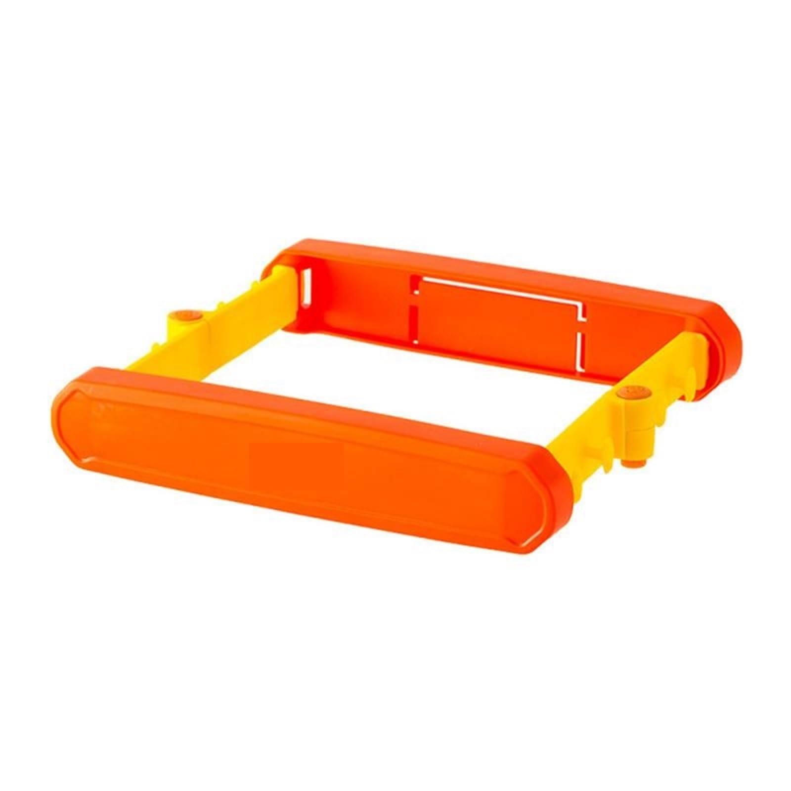 Estante for Bolsas de Basura Plegable, Soporte portátil montado en la Pared, Multifuncional, aplicable, Accesorios Cocina, 3 uds para Bolsas(Orange)