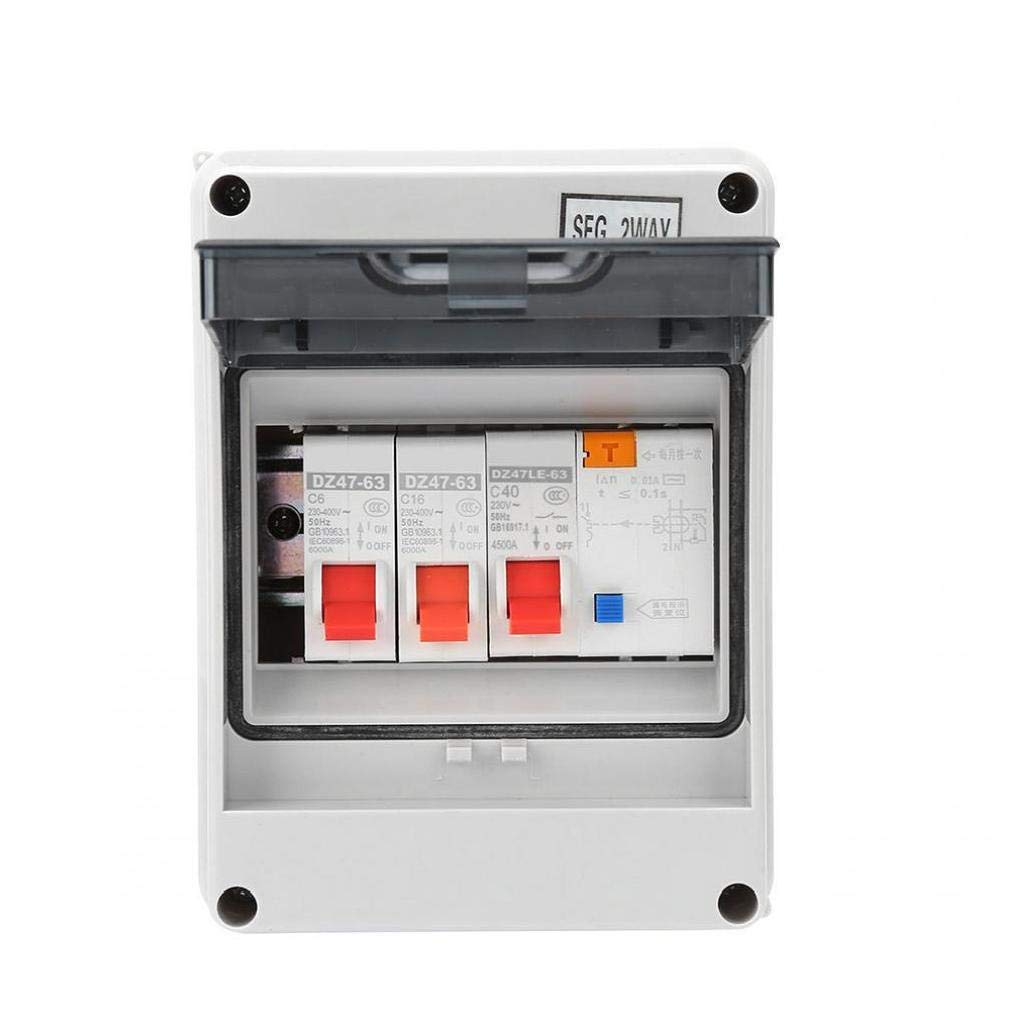 Buy 2 Way Consumer Unit Circuit Breaker Panel, IP65 Protection Plastic