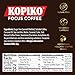 Kopiko Focus Coffee Candy – Have 80mg Caffeine per 2 Pieces for Energy & Mental Focus – Sugar-Free Hard Candy with Real Indonesian Coffee Extract (12 Pack w/4 Candies Each)