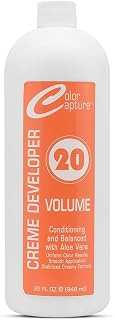 COLOR CAPTUR - 20 Vol Liquid Peroxide, Vibrant Color Developer - 32 Ounces