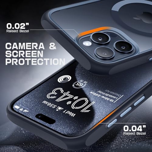 Image of SUPCASE Unicorn Beetle Mag Case for iPhone 15 Pro Max 6.7 inch (2023), Compatible with MagSafe Shockproof Protective Slim Clear Case (Navy)