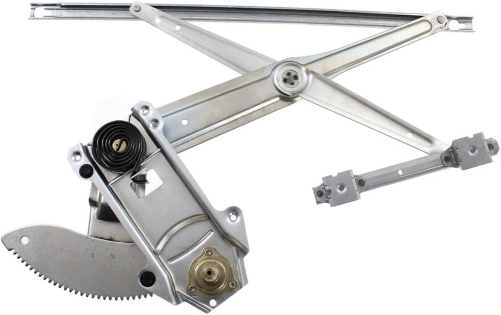 Car Window Regulator Front Left Side Manual W/Crank for Dodge for Ram 1500 1994-2001 for Ram 2500 1994-1997 1999-2000 2002 for Ram 3500 1994-2000 2002 55075813 14901643,Direct Replacement