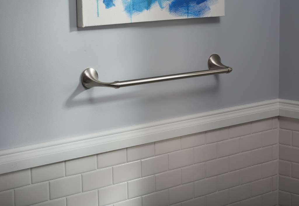 kohler R72784-BN Elliston Brushed Nickel Towel Bar, 18"