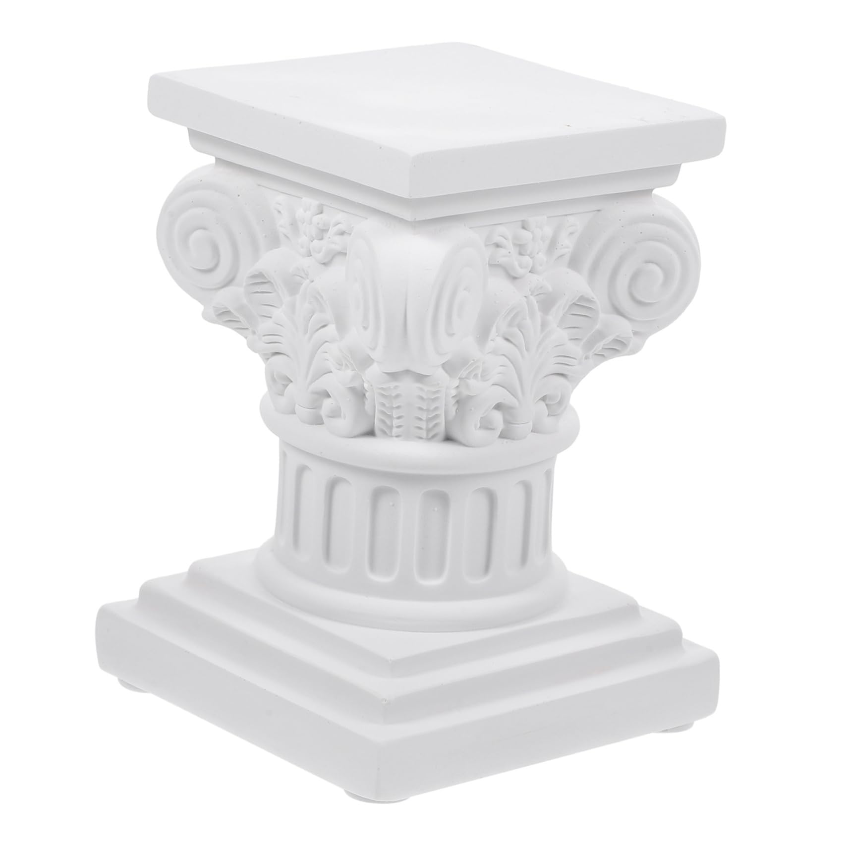 Lot De 5 Mini Colonnes Romaines Blanches En Résine - Piliers Grecs Décoratifs Pour Mariage, Table, Photobooth